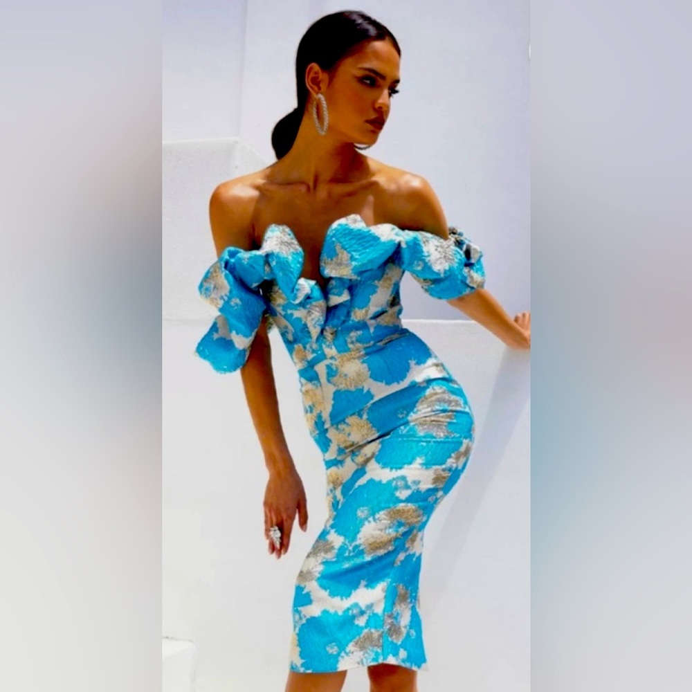 Eliya the Label designer Brielle dress size small - HEMMED to knee length